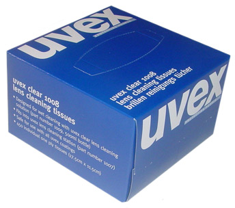 UVEX CLEANING TISSUES 450/BOX  - UV9971002