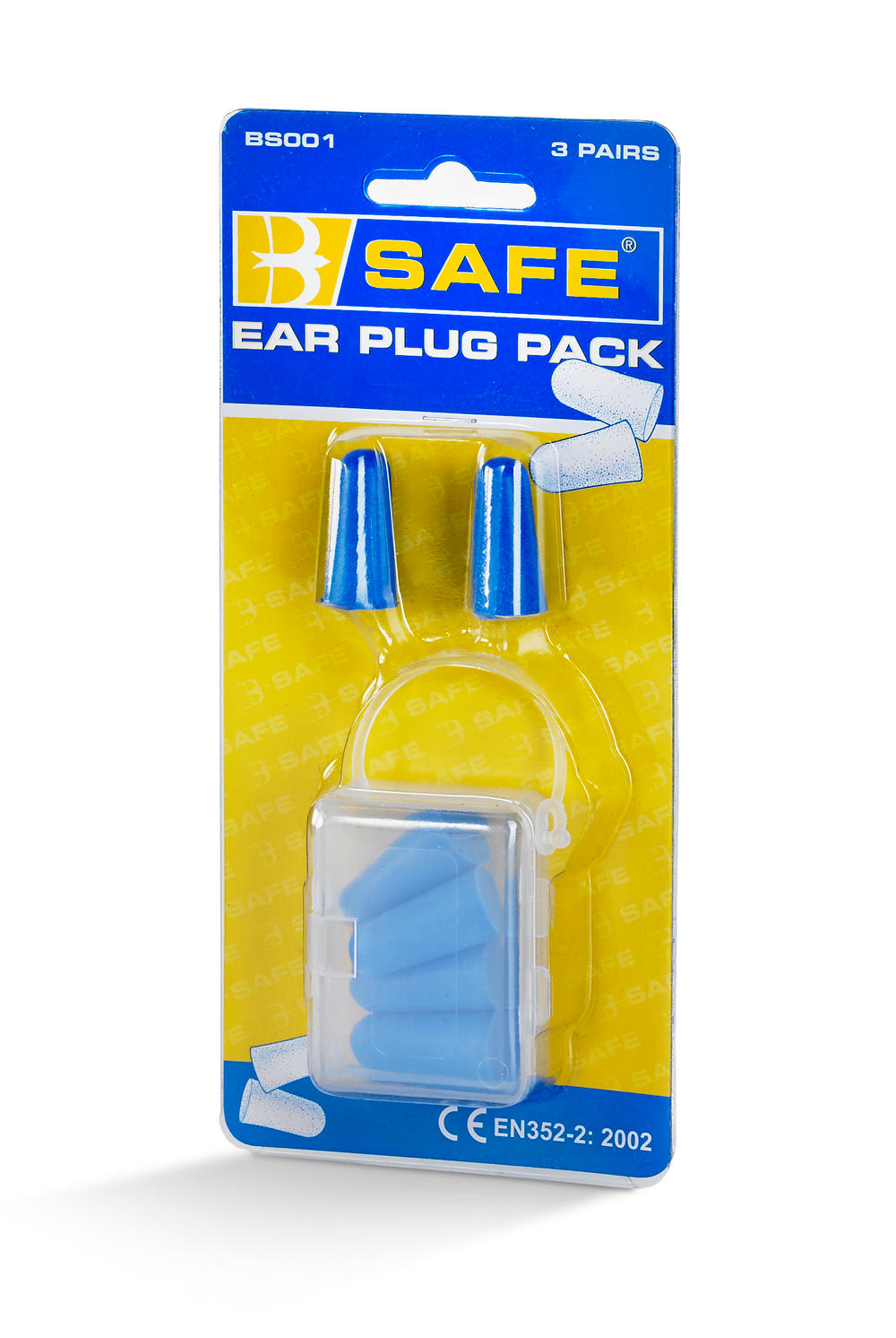 B-SAFE EAR PLUGS 3 PAIR/PACK - 