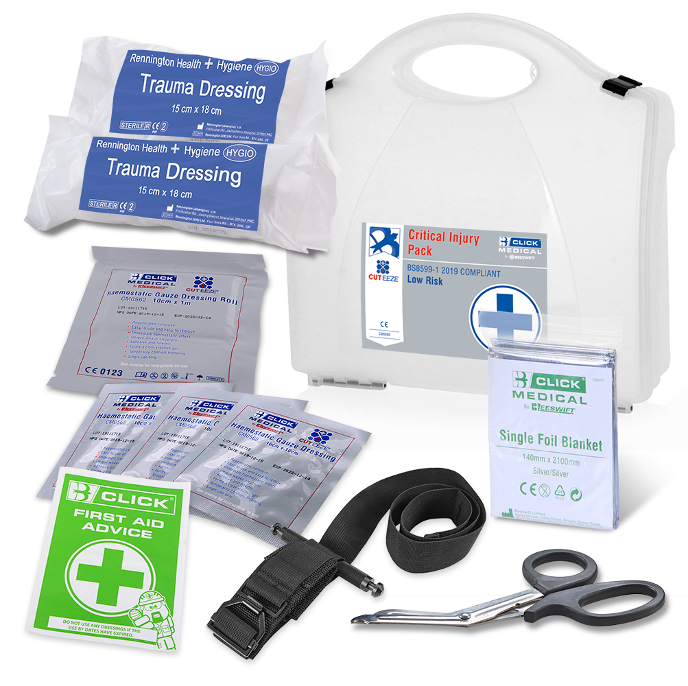 BS8599-1:2019 CRITICAL INJURY PACK HIGH RISK IN BOX - CM0084