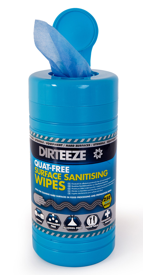 ANTI-BACTERIAL WIPES (JUMBO CANNISTER) - DZAB250