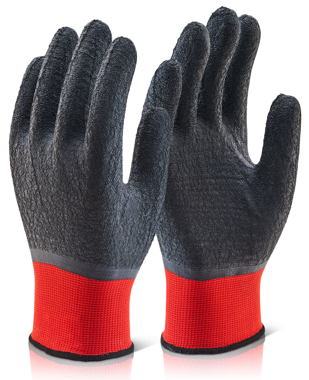 MULTI-PURPOSE FULLY COATED LATEX POLYESTER KNITTED GLOVE - MP4FC