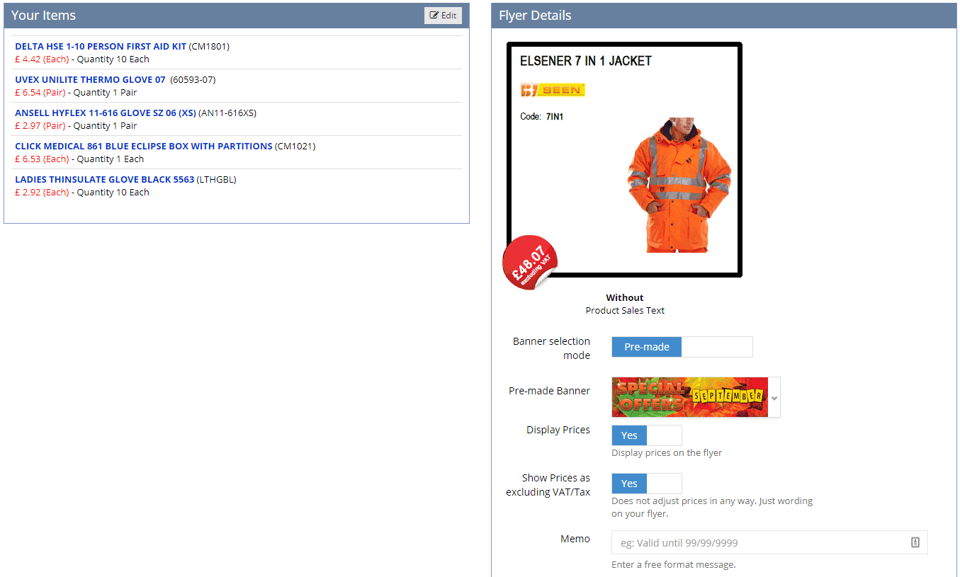 Pricing your items